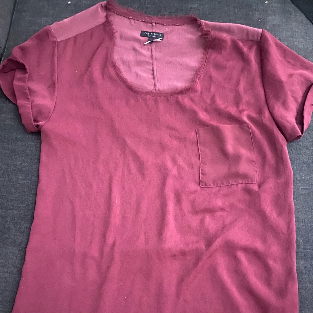 Women’s Rag&Bone red/pink blouse.